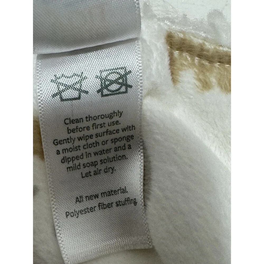 Just One You Grey White Bear Print Lovey 13